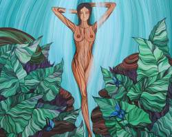 Allure (2015) - Acrylic on Canvas - 152 x 152 cm