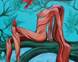 Allure No. 3 (2015) - Acrylic on Canvas - 102 x 76 cm
