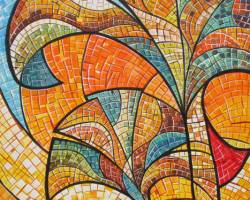 My Pinang in Check (2014) - Acrylic on Canvas - 41 x 91.5 cm