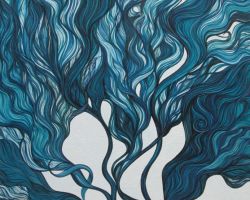 Perched No. 5 (2014) - Acrylic on Canvas - 91.5 x 61 cm