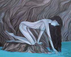 Reflection (2014) - Acrylic on Canvas - 91.5 x 91.5 cm